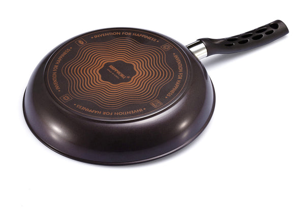 Happycall] Double Sided Pan Big Size Pressure Jumbo Red Frying Pan