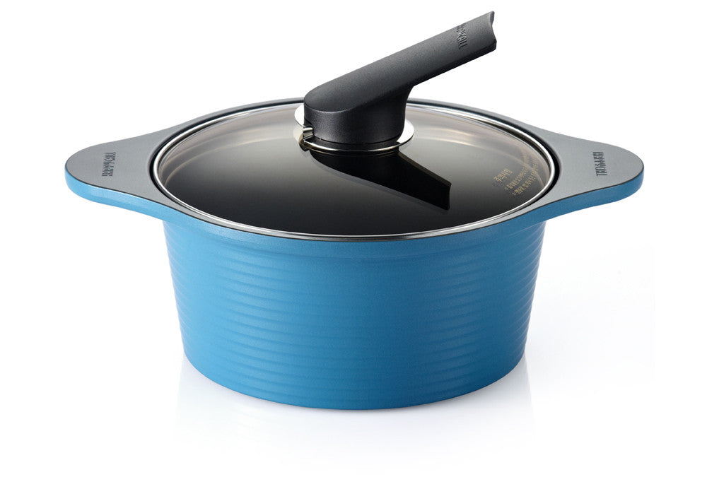 Hard Anodized Ceramic Pot 3Qt (Blue)